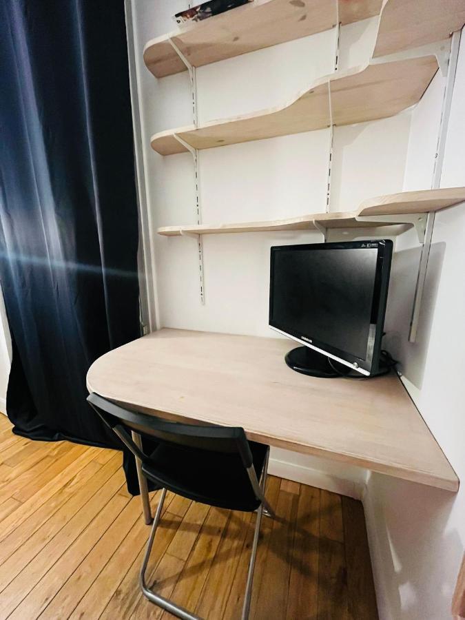 Ferienwohnung Stationnement Gratuit, 3Mn Du Metro, Parfait Pour Teletravailler Maisons-Alfort Exterior foto